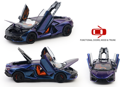 Lamborghini Daniel Street 1:24 Scale Model Car - Image 22