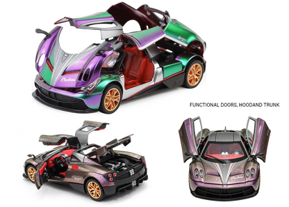 Pagani Fengshen 1:32 Scale Alloy Metal Pullback Toy car with Openable Doors Light Music