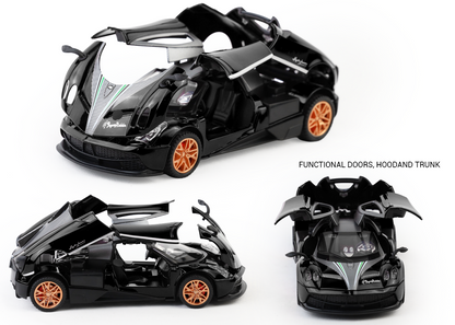 Pagani Fengshen 1:32 Scale Alloy Metal Pullback Toy car with Openable Doors Light Music