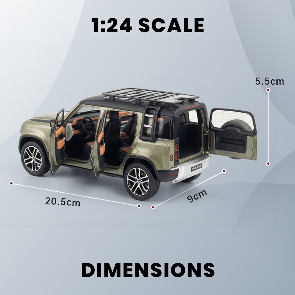 Land Rover Defender 1:24 Scale Model Car