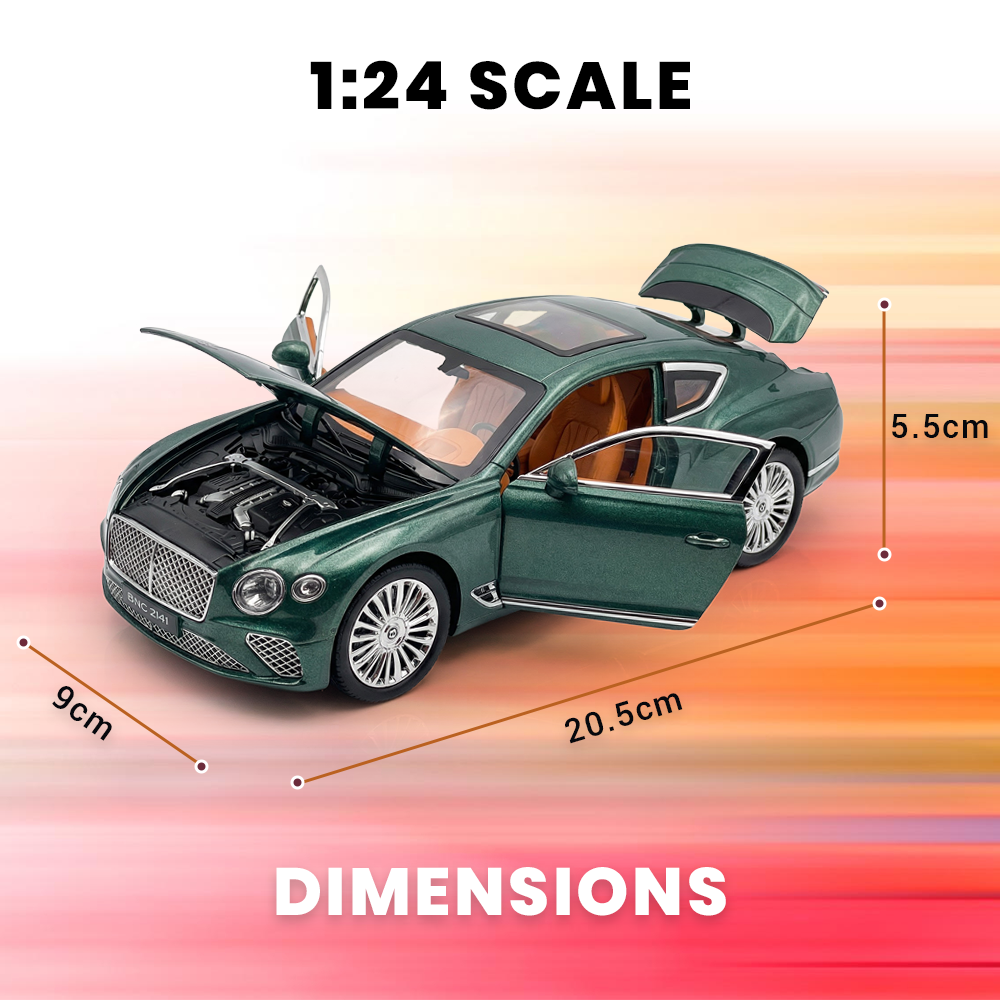 Bentley Continental 1:24 Scale Model Car