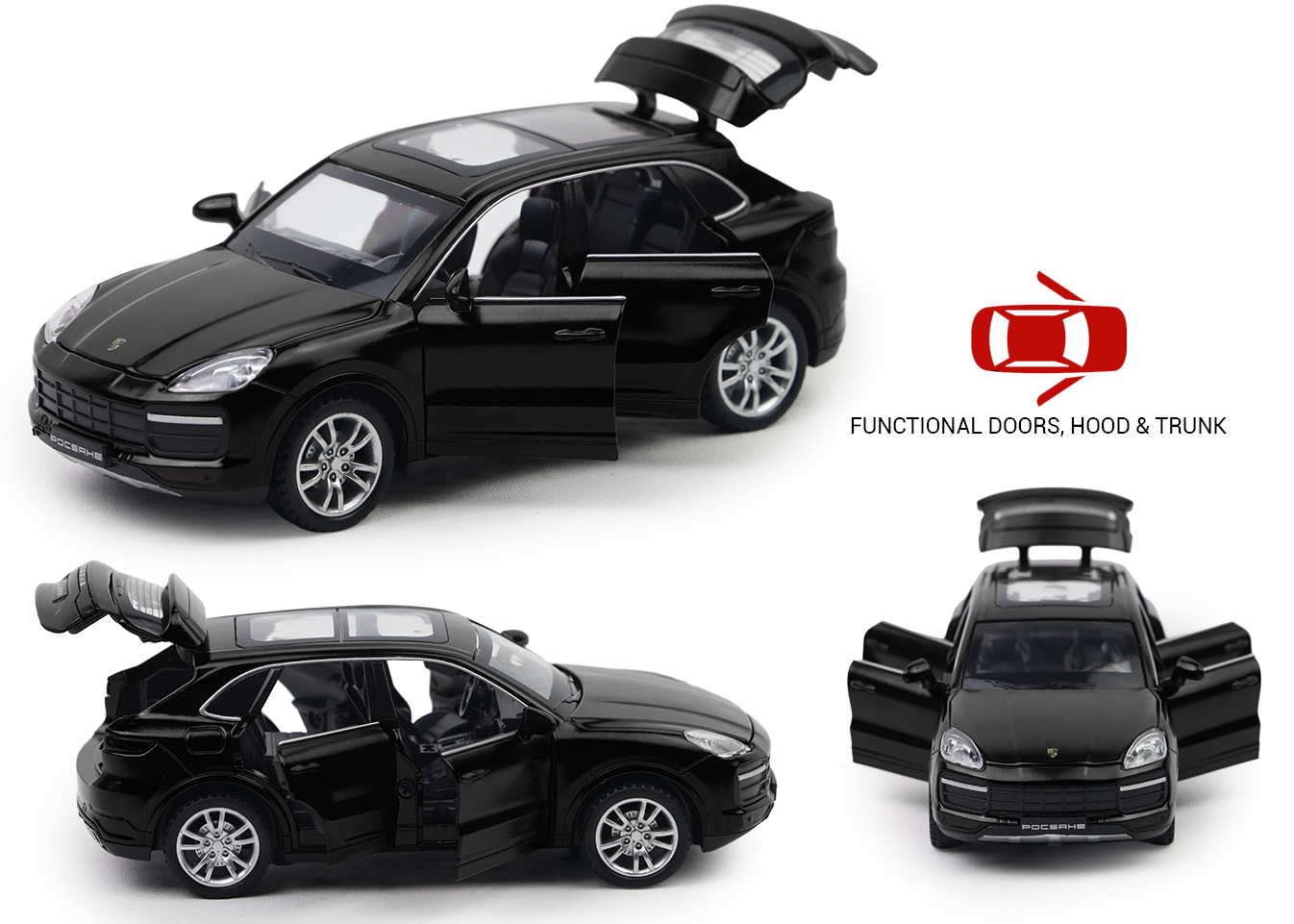 Porsche Cayenne 1:32 Scale Model Car - Image 12