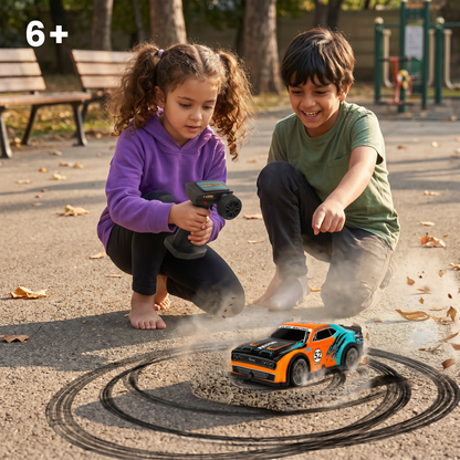 Rechargeable Remote Control - High Speed Drift Racing Car with Extra Drift Tires – Light & Smoke