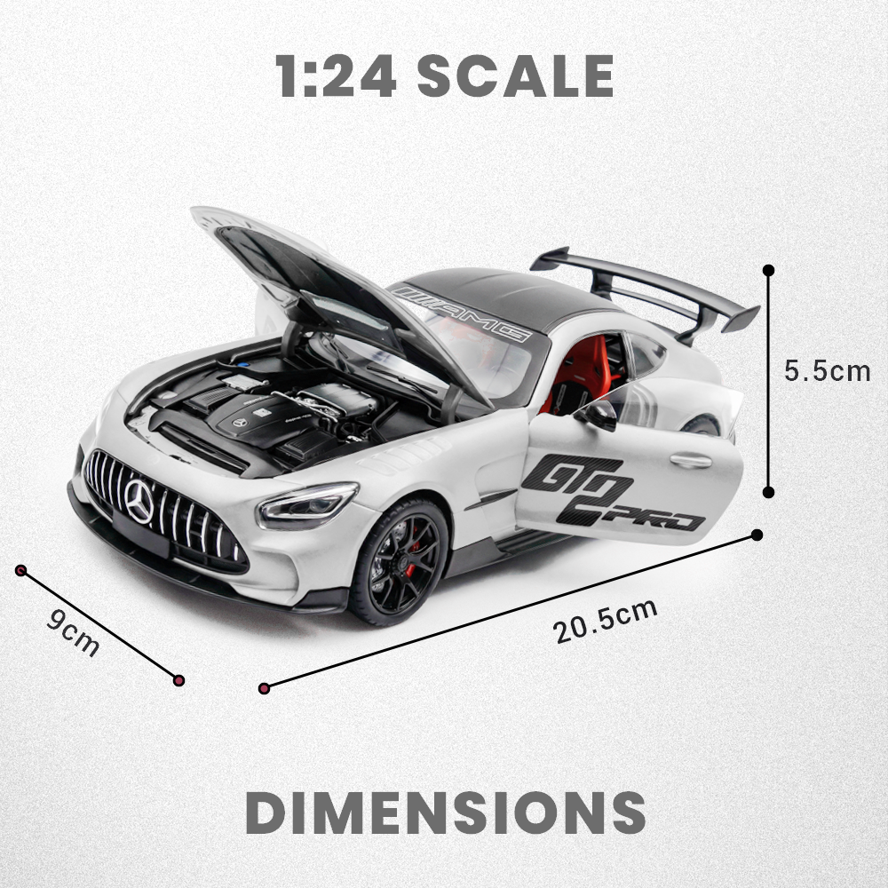 Mercedes Benz AMG-GT 1:24 Scale Model Car