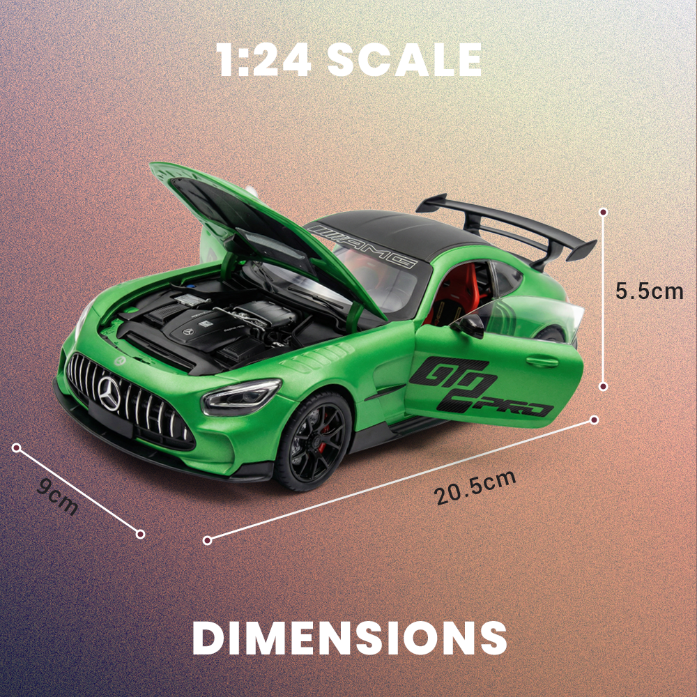 Mercedes Benz AMG-GT 1:24 Scale Model Car