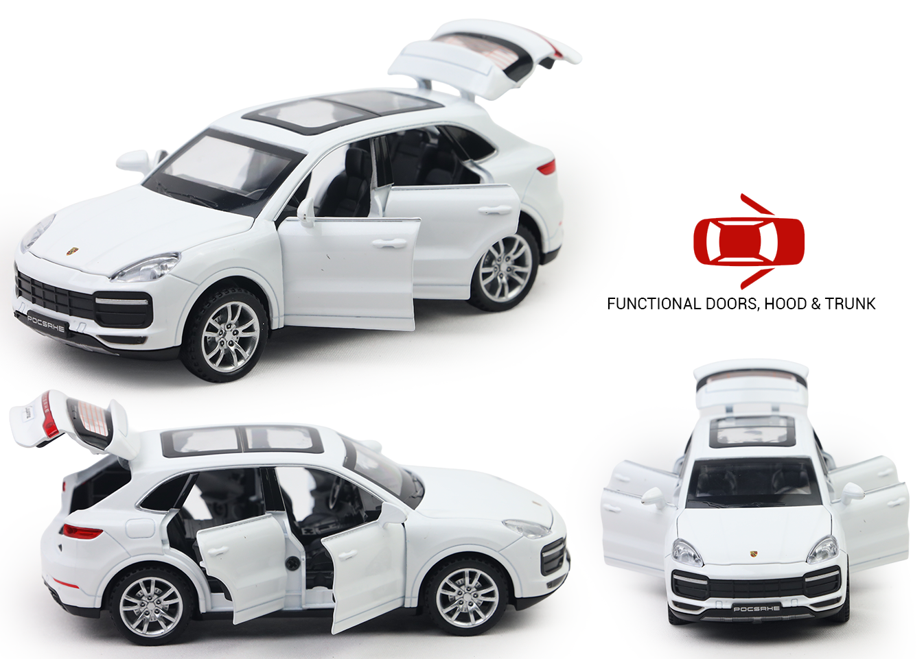 Porsche Cayenne 1:32 Scale Model Car - Image 21