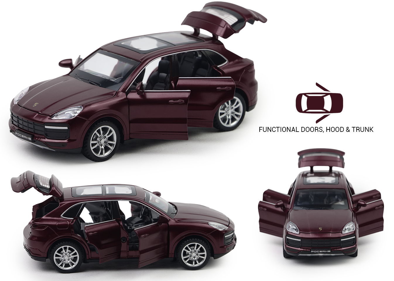 Porsche Cayenne 1:32 Scale Model Car - Image 17