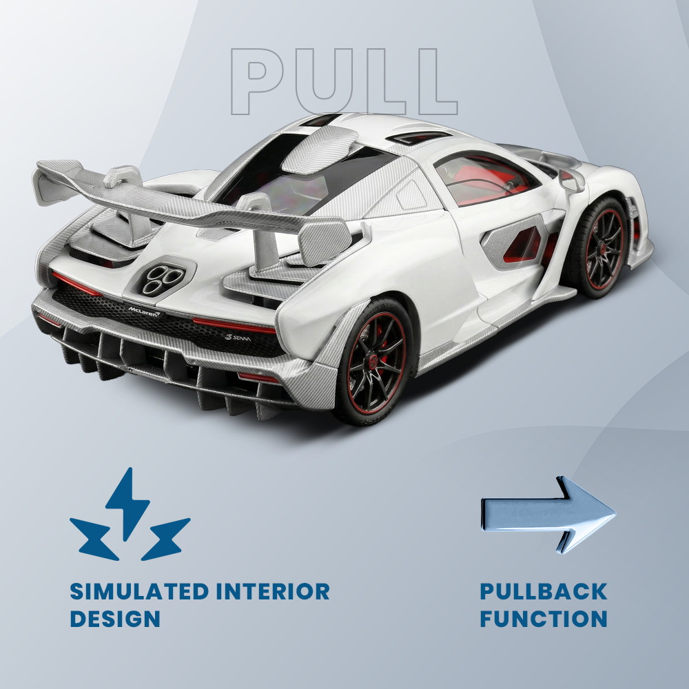 Super Run Senna 1:24 Scale Model Car