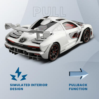 Super Run Senna 1:24 Scale Model Car
