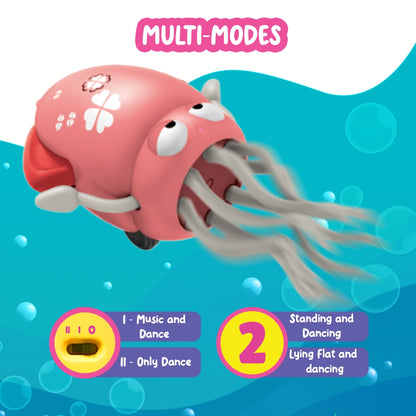 Dancing Squid Baby Toy – Crawling, Music & LED Magic for Active Playtime