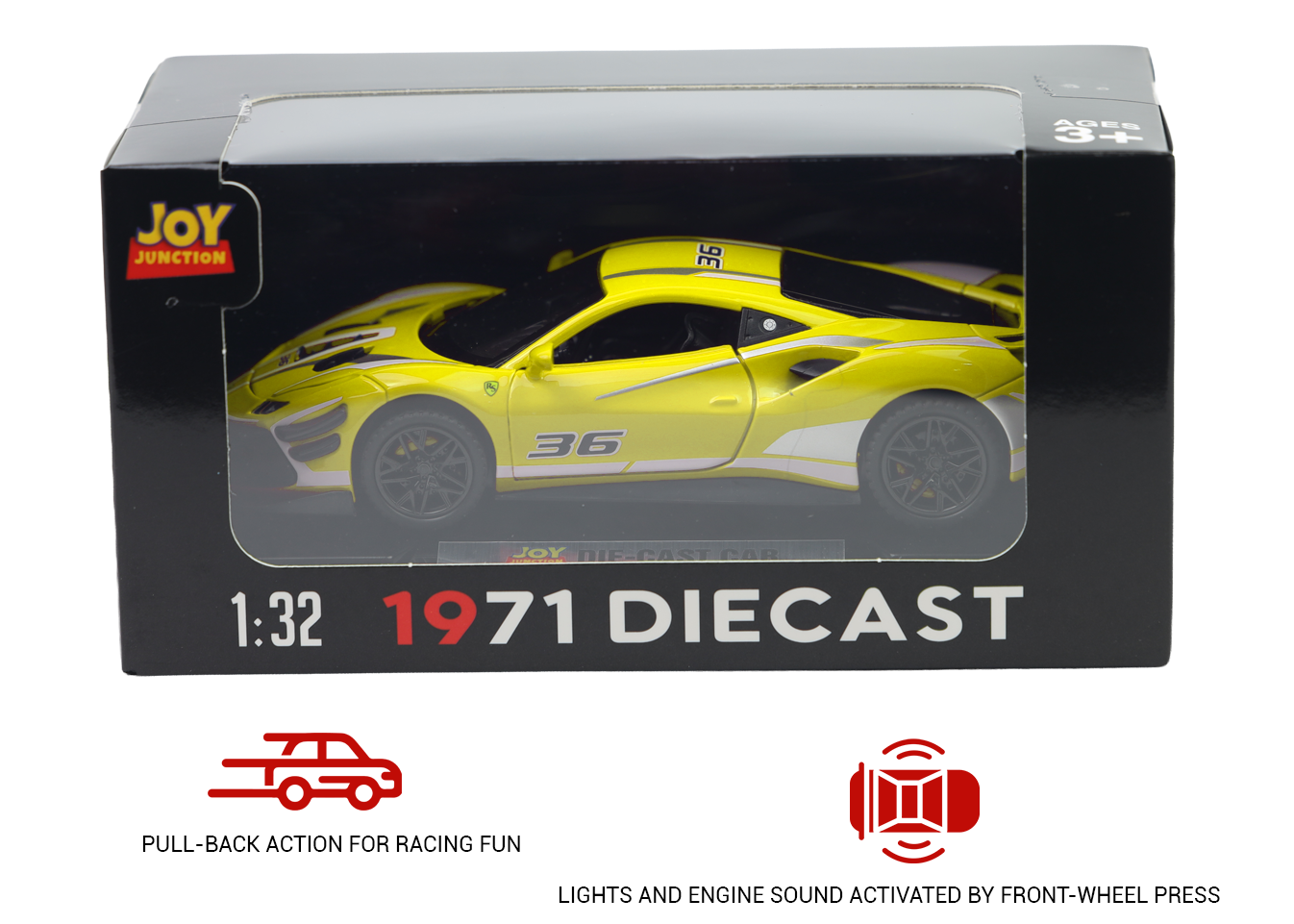 Ferrari 488 Track Version 1:32 Scale Model Car - Image 23