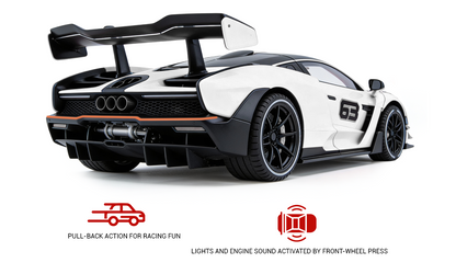 Lamborghini 1:32 Scale Alloy Metal Pullback Toy car with Openable Doors Light Music