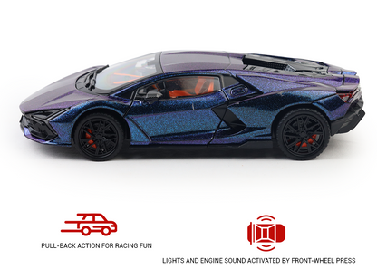 Lamborghini Daniel Street 1:24 Scale Model Car - Image 23