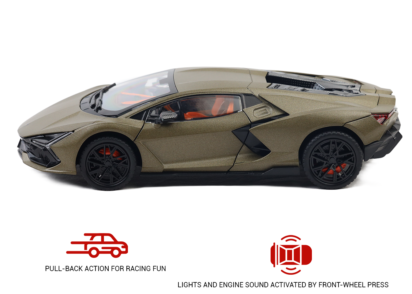Lamborghini Daniel Street 1:24 Scale Model Car - Image 18