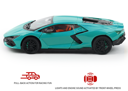 Lamborghini Daniel Street 1:24 Scale Model Car - Image 13