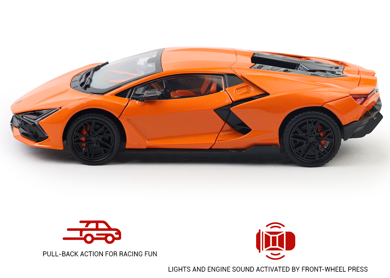 Lamborghini Daniel Street 1:24 Scale Model Car - Image 8