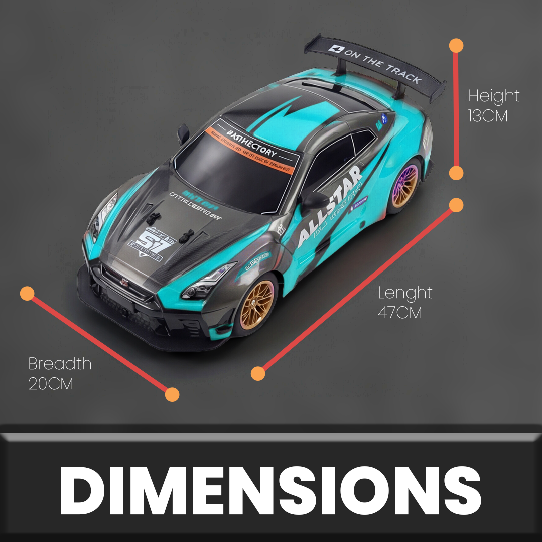 Sports Model High-Speed 1:10 Scale Remote Control Car - Image 8