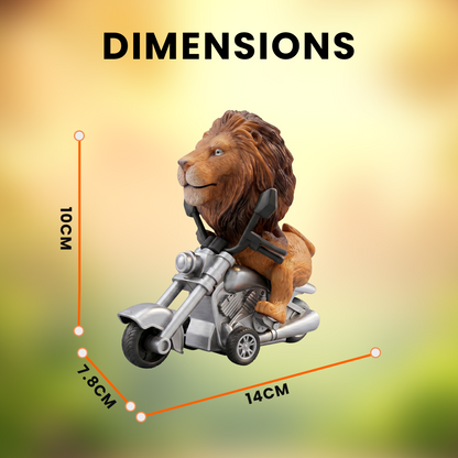Friction Powered Push & Go Jungle Riders Lion - Animal Bike Toy for Kids, Detachable Animal, No Batteries Required