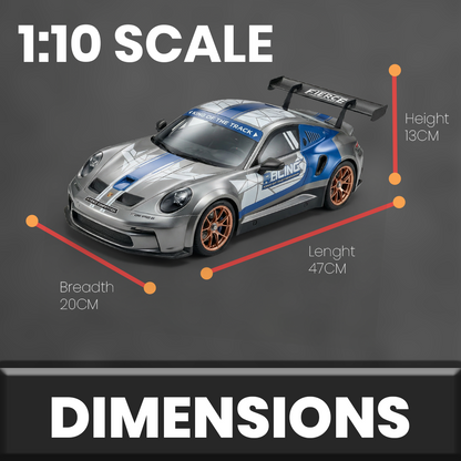 Porsche Model High-Speed 1:10 Scale Remote Control Car