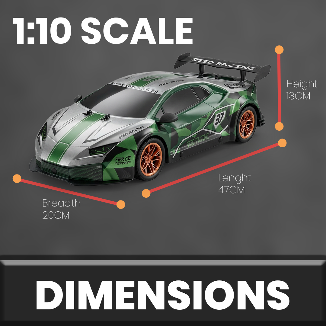 Lamborghini Model High-Speed 1:10 Scale Remote Control Car