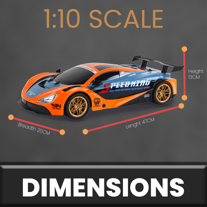 Mclaren Model High-Speed 1:10 Scale Remote Control Car