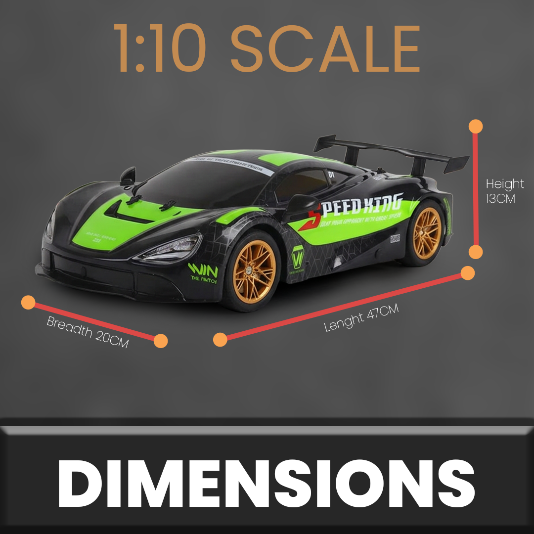 Mclaren Model High-Speed 1:10 Scale Remote Control Car