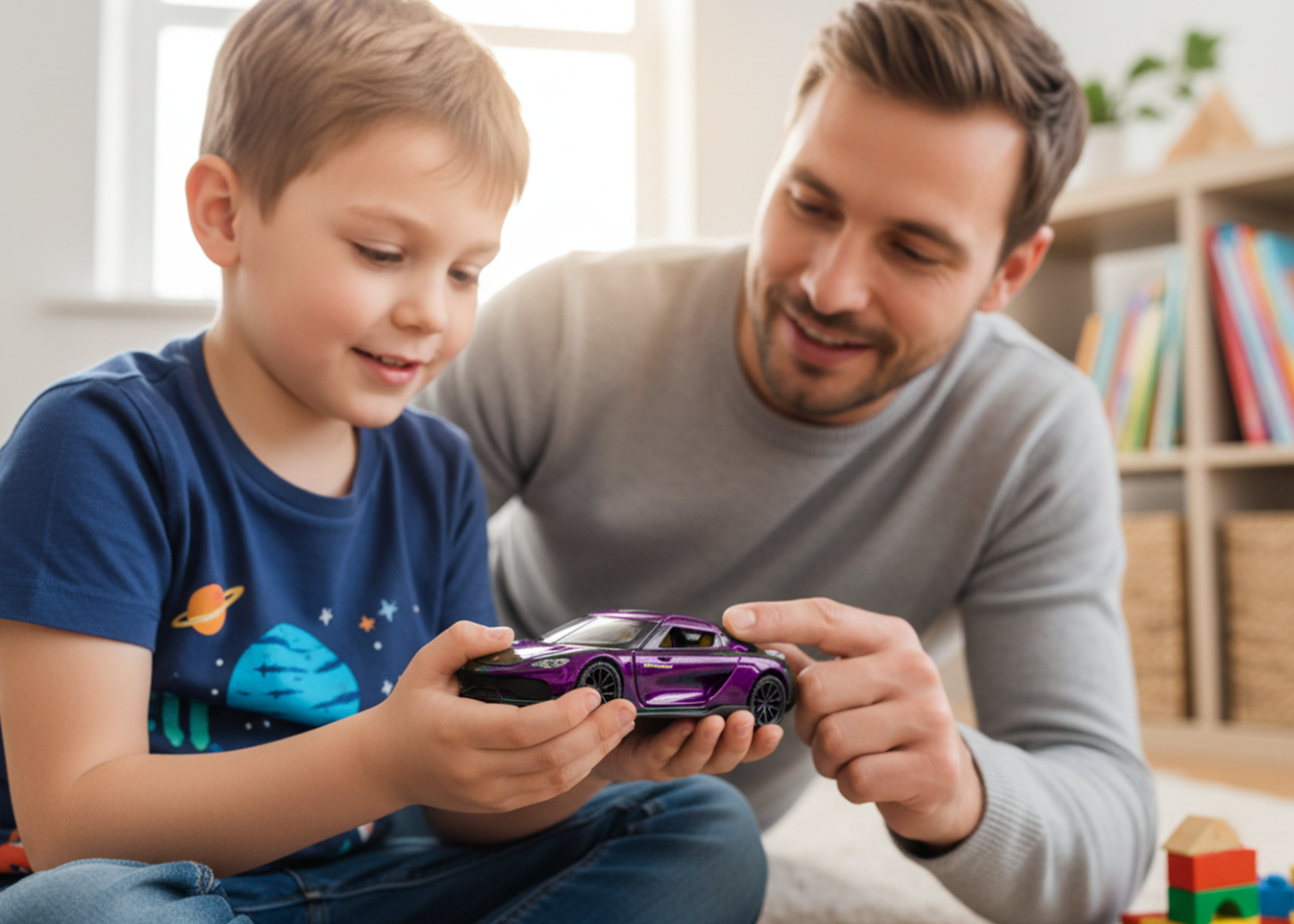 Koengseg 1:32 Scale Alloy Metal Pullback Toy car with Openable Doors Light Music