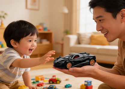 Pagani Fengshen 1:32 Scale Alloy Metal Pullback Toy car with Openable Doors Light Music