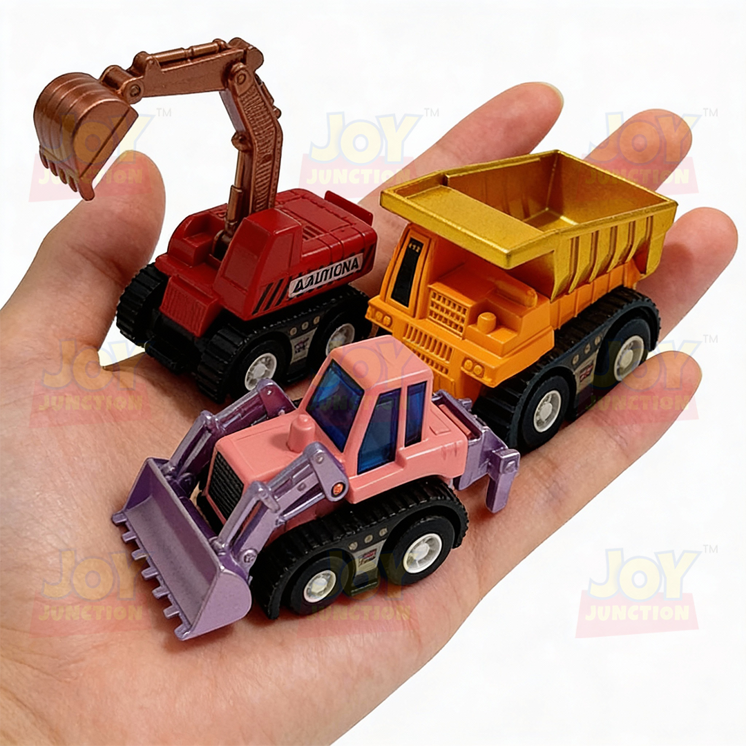 Mini Racer High Speed Engeering Series - Dipper,Digger,Lifter Pullback Toy (Pack of 3 Multicolors) - Joy Junction Uncategoriz