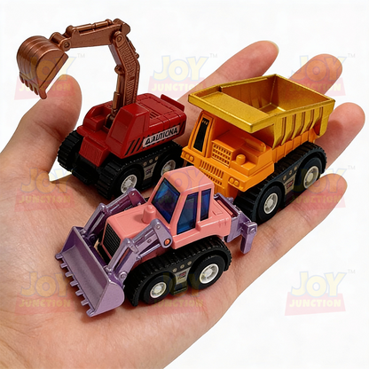 Mini Racer High Speed Engeering Series - Dipper,Digger,Lifter Pullback Toy (Pack of 3 Multicolors) - Joy Junction Uncategoriz
