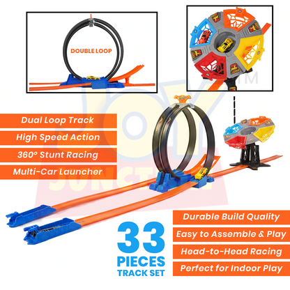 Double Loop 33 Pieces Track Set