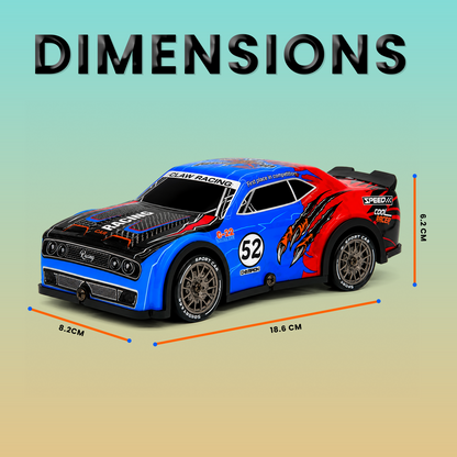 Rechargeable Remote Control - High Speed Drift Racing Car with Extra Drift Tires – Light & Smoke