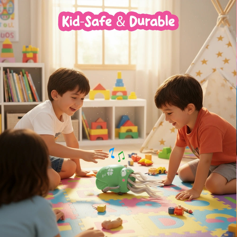 Dancing Squid Baby Toy – Crawling, Music & LED Magic for Active Playtime