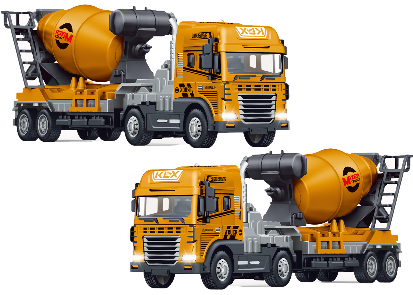 1:24 Scale Metal Construction Toy Transporter Series Alloy Diecast Truck Set - Image 5