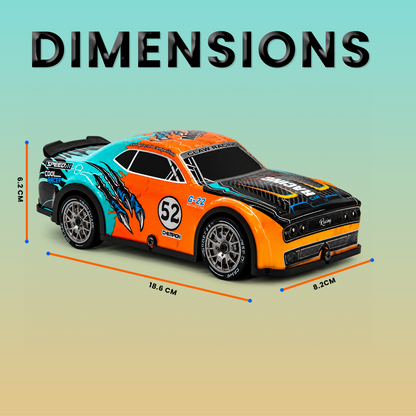 Rechargeable Remote Control - High Speed Drift Racing Car with Extra Drift Tires – Light & Smoke