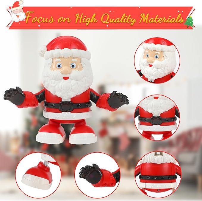 Electric Breakdancing Santa Claus – Singing, Dancing & 360° Rotating Musical Holiday Toy