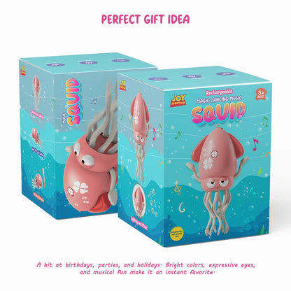 Dancing Squid Baby Toy – Crawling, Music & LED Magic for Active Playtime