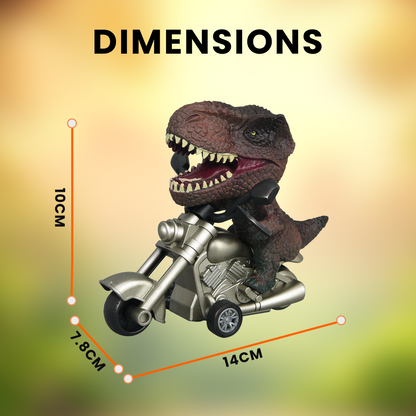 Friction Powered Push & Go Jungle Riders Dinosour - Animal Bike Toy for Kids, Detachable Animal, No Batteries Required
