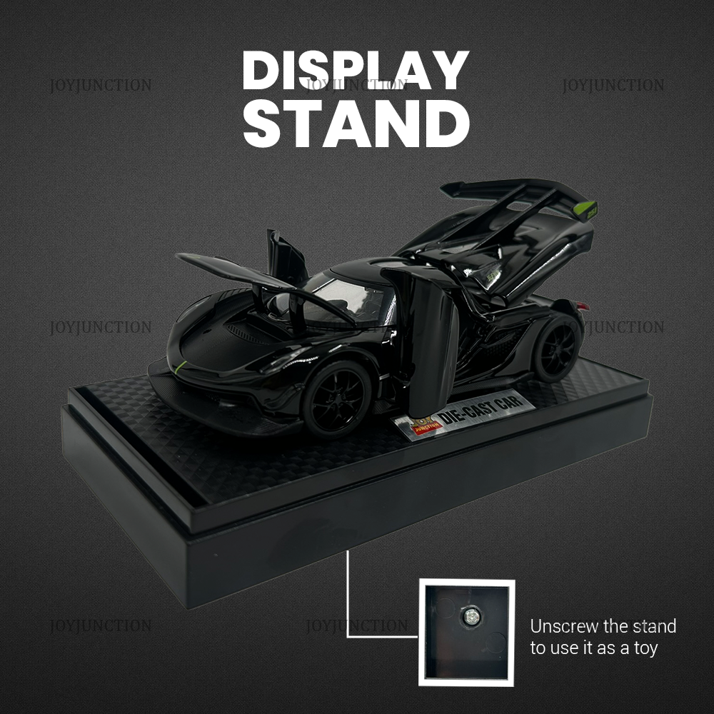 Koengseg Jesko Diecast Car 1:32 Scale – Metal Model with Lights, Sound & Pull-Back Action