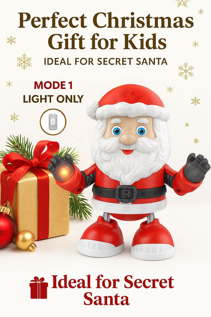 Electric Breakdancing Santa Claus – Singing, Dancing & 360° Rotating Musical Holiday Toy