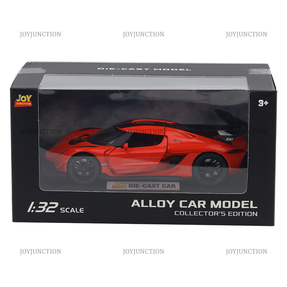 Koengseg Jesko Diecast Car 1:32 Scale – Metal Model with Lights, Sound & Pull-Back Action