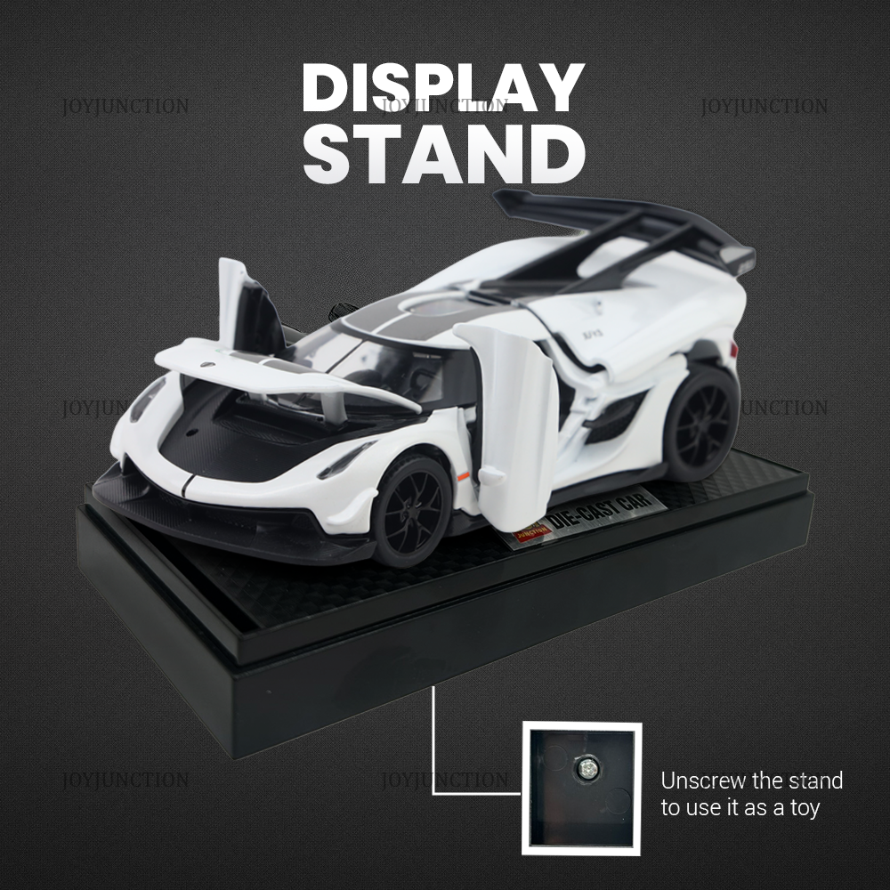 Koengseg Jesko Diecast Car 1:32 Scale – Metal Model with Lights, Sound & Pull-Back Action