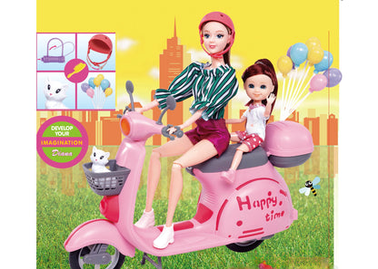 Diana Doll with Scooter, Child Doll, Pet Cat & Accessories | Pretend Play Toy for Girls