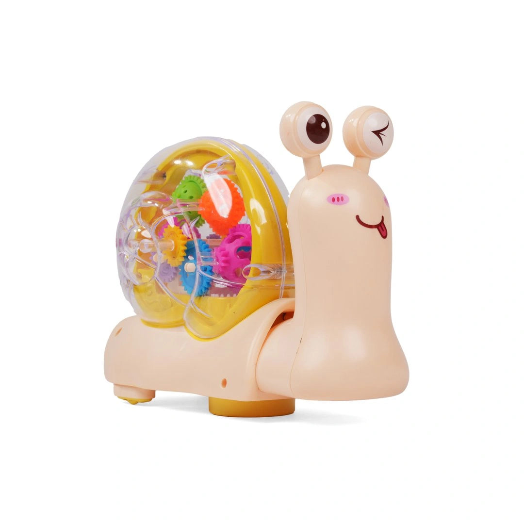 Moving Snail Gear Toy - 360° All Directions Interactive Robot