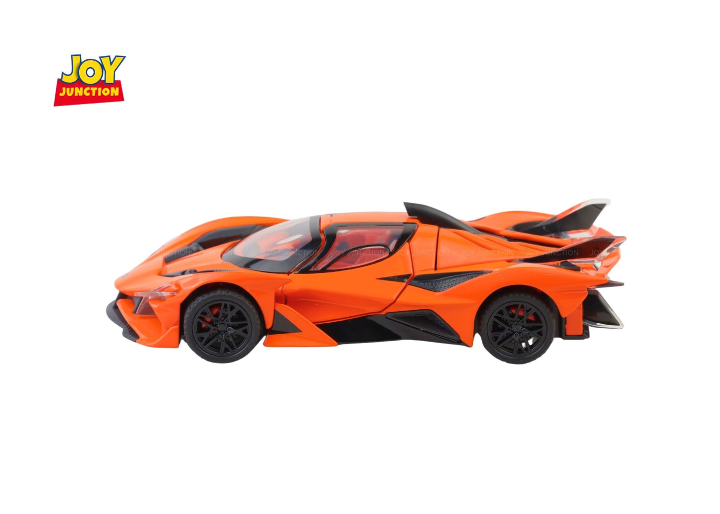 Apolloo EVO Metal Diecast Toy Car – 1:24 Scale Pull Back Model with Lights, Sound & Openable Doors