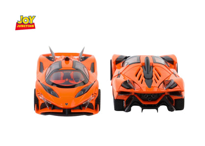 Apolloo EVO Metal Diecast Toy Car – 1:24 Scale Pull Back Model with Lights, Sound & Openable Doors