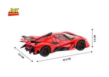 Apolloo EVO Metal Diecast Toy Car – 1:24 Scale Pull Back Model with Lights, Sound & Openable Doors