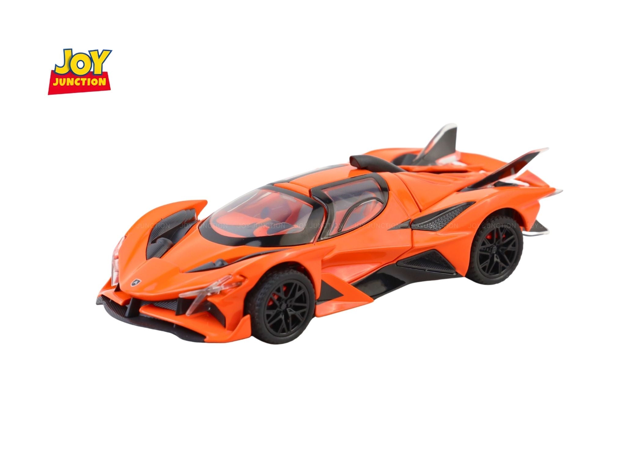 Apolloo EVO Metal Diecast Toy Car – 1:24 Scale Pull Back Model with Lights, Sound & Openable Doors - Image 7