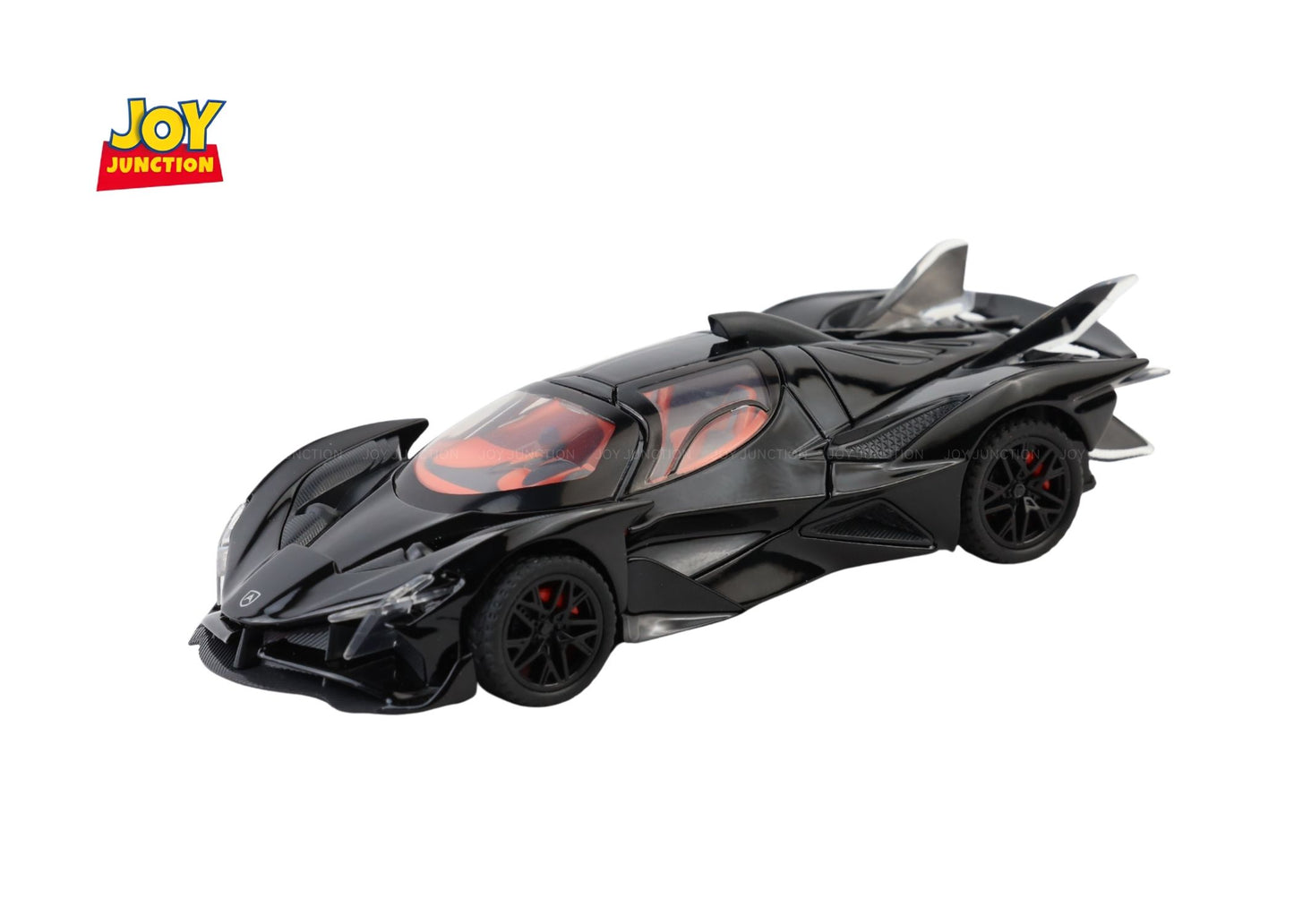 Apolloo EVO Metal Diecast Toy Car – 1:24 Scale Pull Back Model with Lights, Sound & Openable Doors