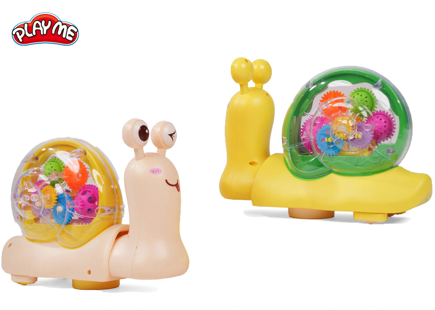 Moving Snail Gear Toy - 360° All Directions Interactive Robot